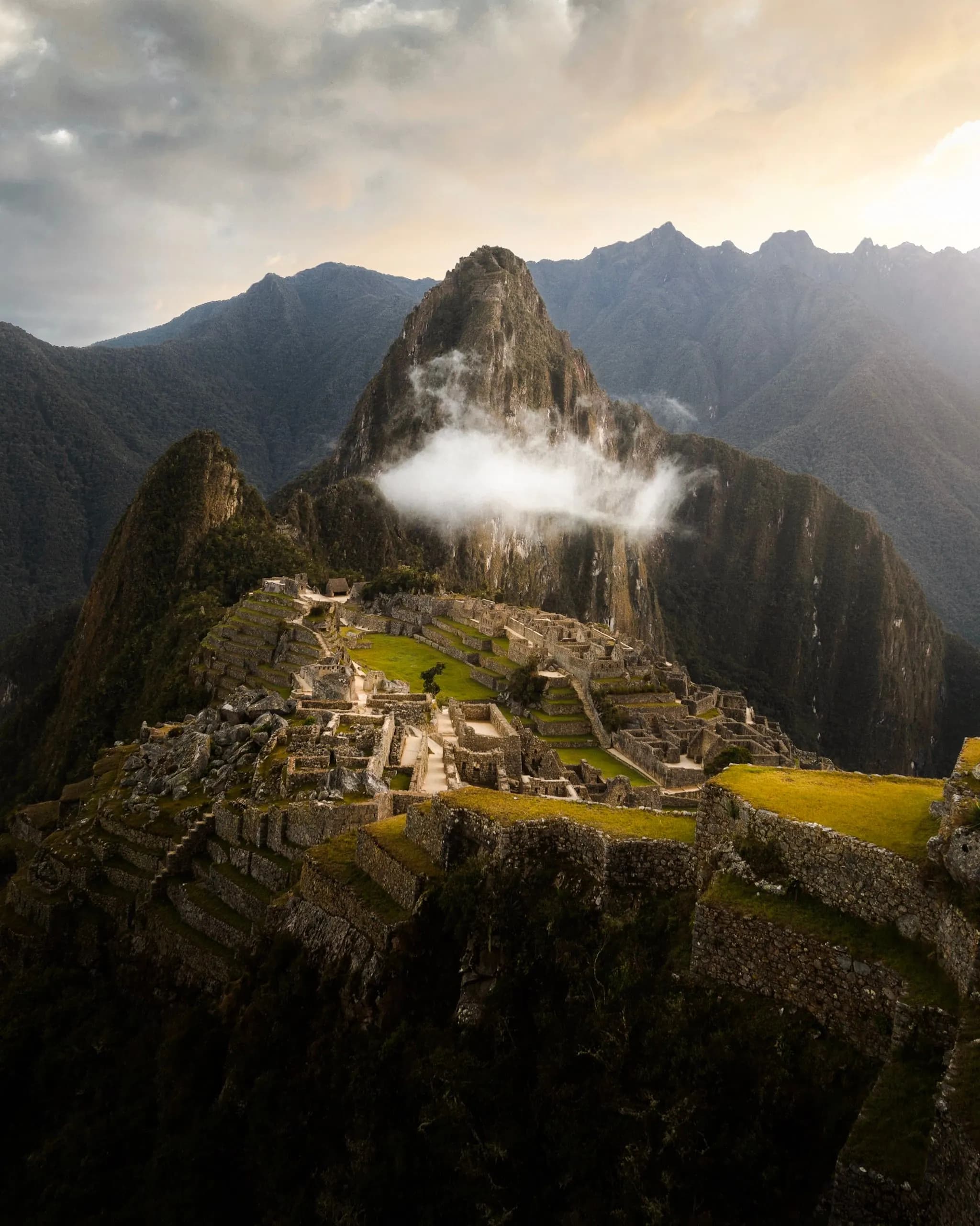 View of the Machu Picchu citadel